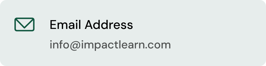 Email Address | ImpactLearn